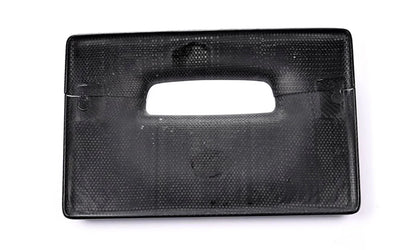 Real Dry Carbon Fiber Touchscreen Center Cover for 2024+ Tesla Model 3 Highland – 1x1 Plain Weave Gloss Screen Frame Protector Interior Trim Overlay