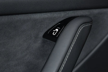 Tesla Model 3 & Model Y Door Control Decals – Silver Icon Stickers for Vehicles Built Before Nov 2020