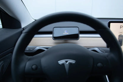Direct Fit Magnetic Phone Mount for Tesla Model 3 (2018+) & Model Y (2020+) – No-Drill OEM Style Dash Mount