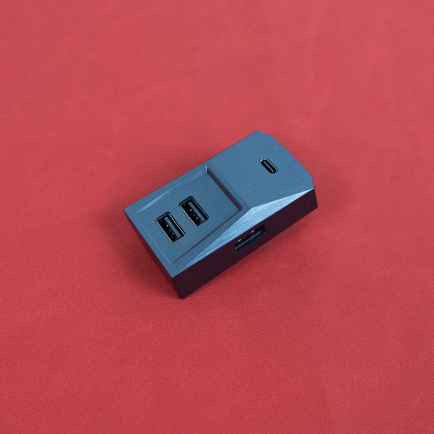 Tesla Model S, Model X, Model 3 & Model Y USB Glovebox Hub – Cybertruck Style 4-in-1 Power & Data Splitter for Sentry Mode, Music & Charging