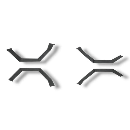 Tesla Cybertruck Fender Flare Protection Kit – Textured Vinyl Armor (20-Piece Set) | Spray-On Bed Liner Style Wrap for All Four Wheel Arches (2023–Present)