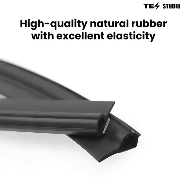 Tesla Cybertruck Car Door Seal Kit – Wind Noise Reduction, Soundproof Rubber Door Weatherstrip, Dust & Water Protection Interior Upgrade
