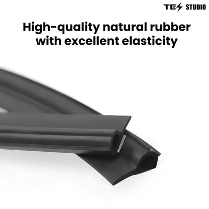 Tesla Cybertruck Car Door Seal Kit – Wind Noise Reduction, Soundproof Rubber Door Weatherstrip, Dust & Water Protection Interior Upgrade