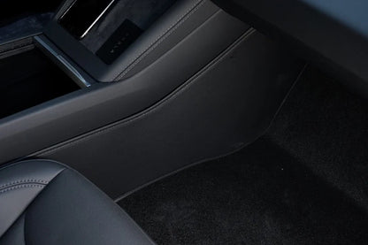 Center Console Anti-Kick Pads for Tesla Model 3 Highland (2024+) | Waterproof Side Panel Protection & Knee Comfort