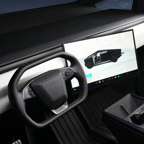 Tesla Cybertruck 4-Way Rotating Center Screen Mount Bracket | Horizontal & Vertical Touchscreen Rotation Upgrade