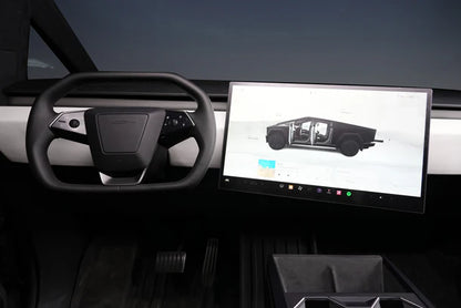 Tesla Cybertruck 4-Way Rotating Center Screen Mount Bracket | Horizontal & Vertical Touchscreen Rotation Upgrade