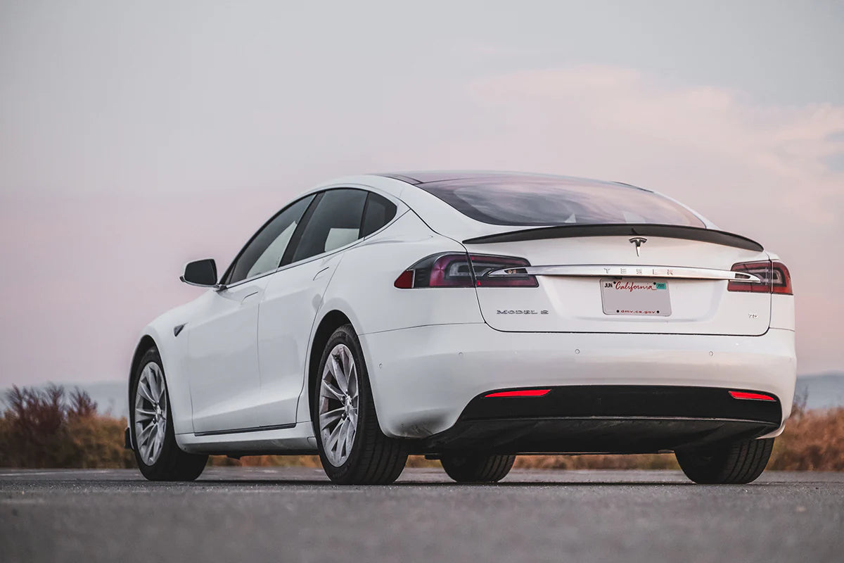 MAIER Carbon Fiber Rear Spoiler for Tesla Model S (2016–May 2021) | Toray 3K Carbon Fiber, UV-Resistant