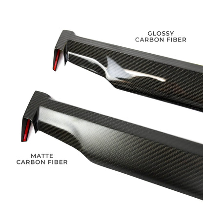 Tesla Model 3 & Model Y Mid-Upper Dashboard Core Overlay (2017–2025) – Real Dry Molded Carbon Fiber Interior Trim (Non-Highland / Non-Juniper)