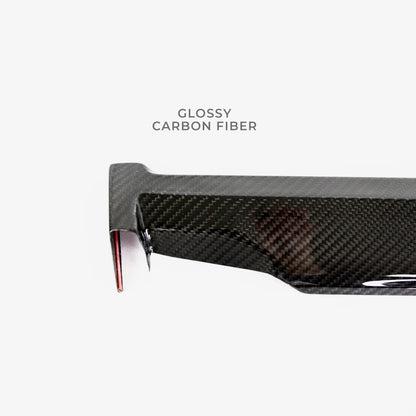Tesla Model 3 & Model Y Mid-Upper Dashboard Core Overlay (2017–2025) – Real Dry Molded Carbon Fiber Interior Trim (Non-Highland / Non-Juniper)