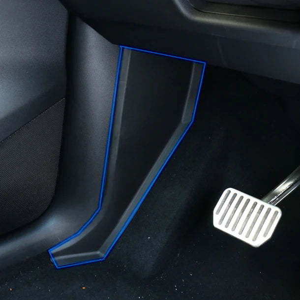 2020–2024 Tesla Model Y Pedal Side Protectors | Foot Rest Side Panel Anti-Scratch Guards