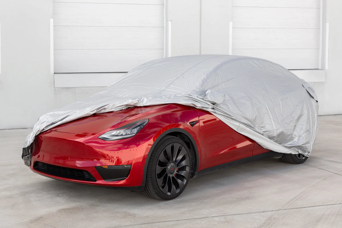 Custom-Fit Car Cover for Tesla Model Y – All-Weather Water-Resistant Indoor & Outdoor Protection