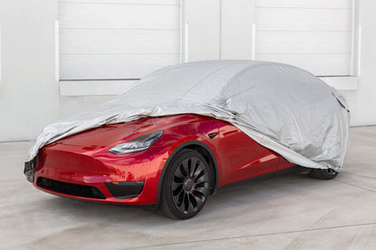 Custom-Fit Car Cover for Tesla Model Y – All-Weather Water-Resistant Indoor & Outdoor Protection