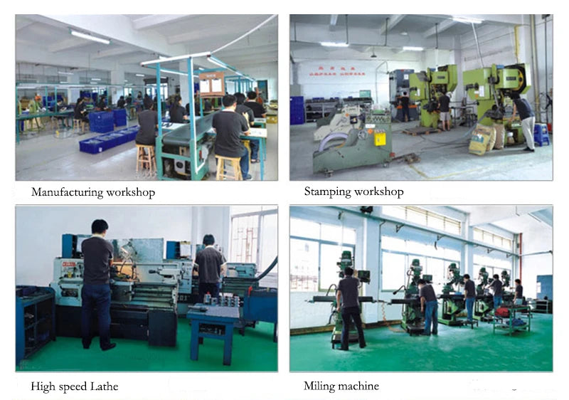 Erick's Wiper, High-speed lathe and stamping workshop for efficient manufacturing.