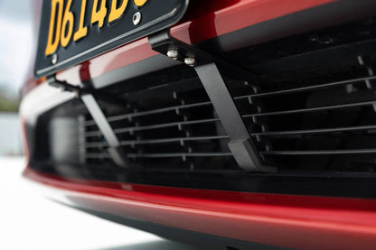 Thin-Line Clip-On Front License Plate Bracket for Tesla Model 3 (No Drilling, Autopilot Compatible)