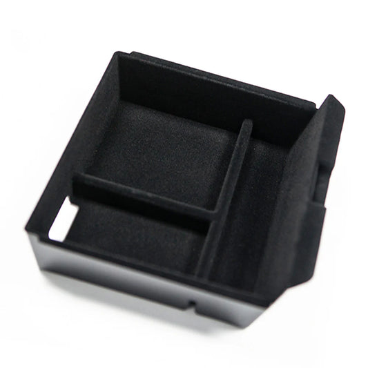 Flocked Center Console & Armrest Storage Tray Set for Tesla Model 3 Highland 2024+, Tesla Model Y Juniper 2025+, Tesla Model Y L 6-Seater 2026+ – OEM Fit Interior Organizer with Cable Routing & Anti-Rattle Design