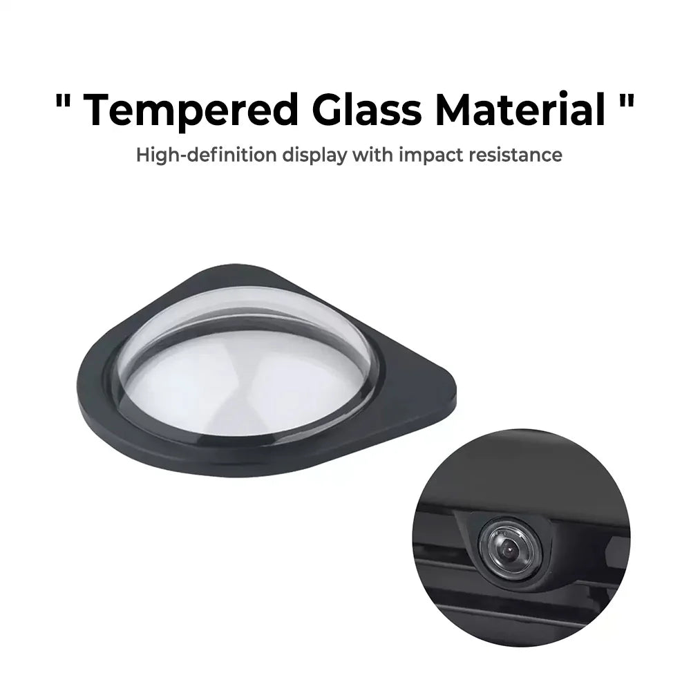 Tempered Glass Front Camera Lens Protector Cover for Tesla Model 3 Highland (2024–2026) & Tesla Model Y Juniper (2025.03–2026) – Ultra-Clear Scratch & Debris Protection, OEM Fit