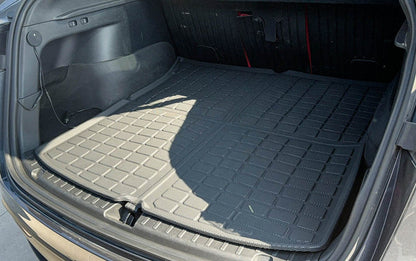 2020–2024 Tesla Model Y All-Weather Cargo Mats Full Set | Custom Fit TPE Trunk Liner, Waterproof & Non-Slip Protection