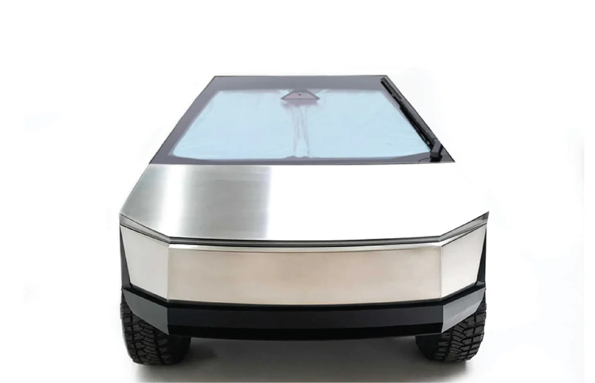 Front Windshield Sunshade for Tesla Cybertruck – Custom-Fit Heat & Glare Reduction Sun Shade