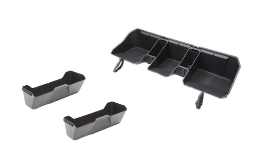 Tesla Cybertruck Front & Rear Underseat Storage Organizer – 3-Piece Custom Fit Storage Solution