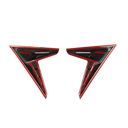2017–2024 Tesla Model 3 & Model Y Full-Cover Turn Signal Caps & Fender Accent Flares – Carbon Fiber Coated, Glossy & Matte Options (1 Pair, Gen 2/3 Hardware)