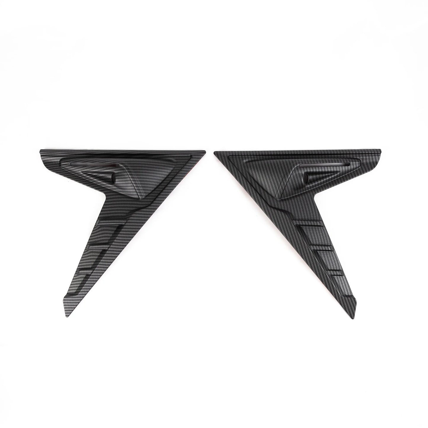 2017–2024 Tesla Model 3 & Model Y Full-Cover Turn Signal Caps & Fender Accent Flares – Carbon Fiber Coated, Glossy & Matte Options (1 Pair, Gen 2/3 Hardware)