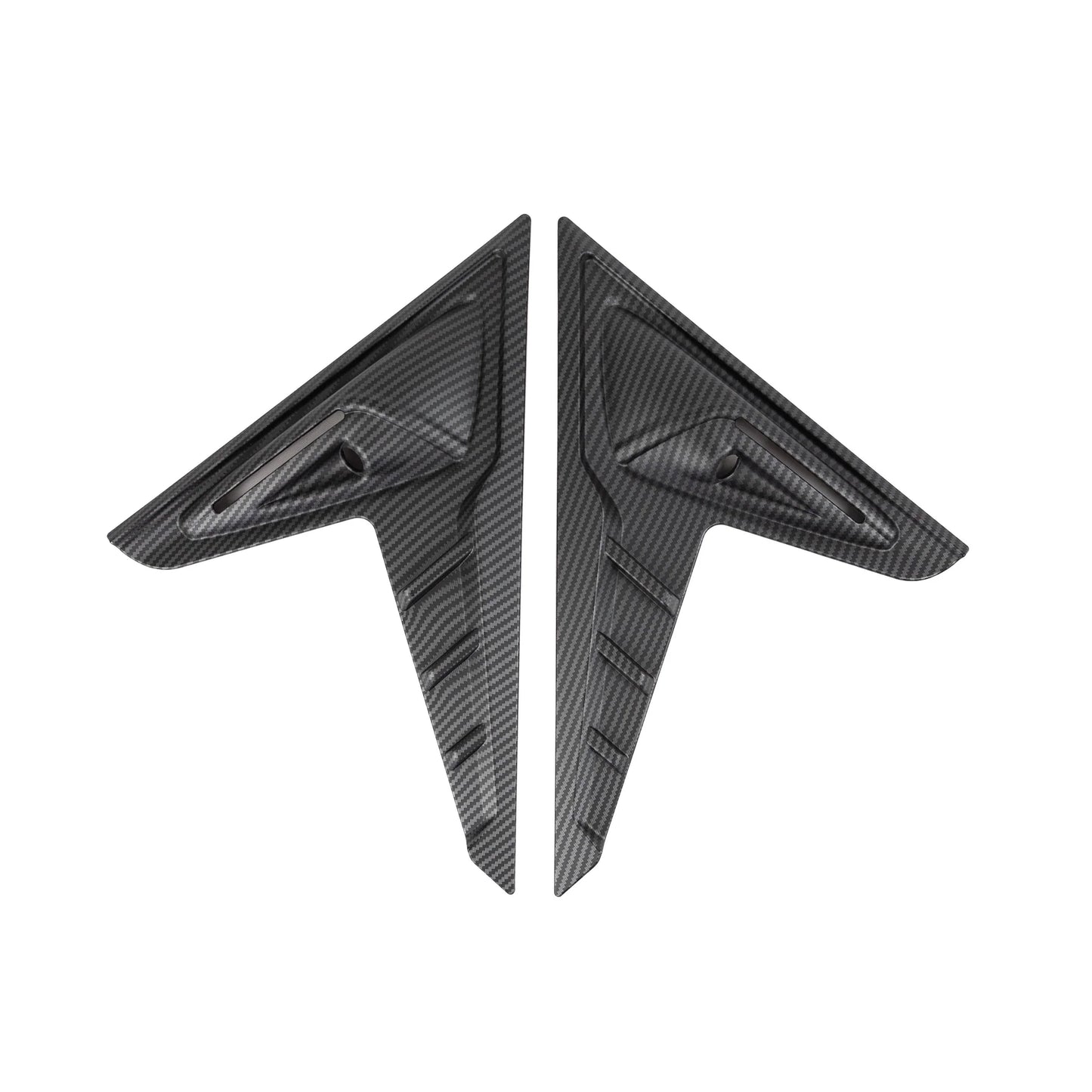 2017–2024 Tesla Model 3 & Model Y Full-Cover Turn Signal Caps & Fender Accent Flares – Carbon Fiber Coated, Glossy & Matte Options (1 Pair, Gen 2/3 Hardware)