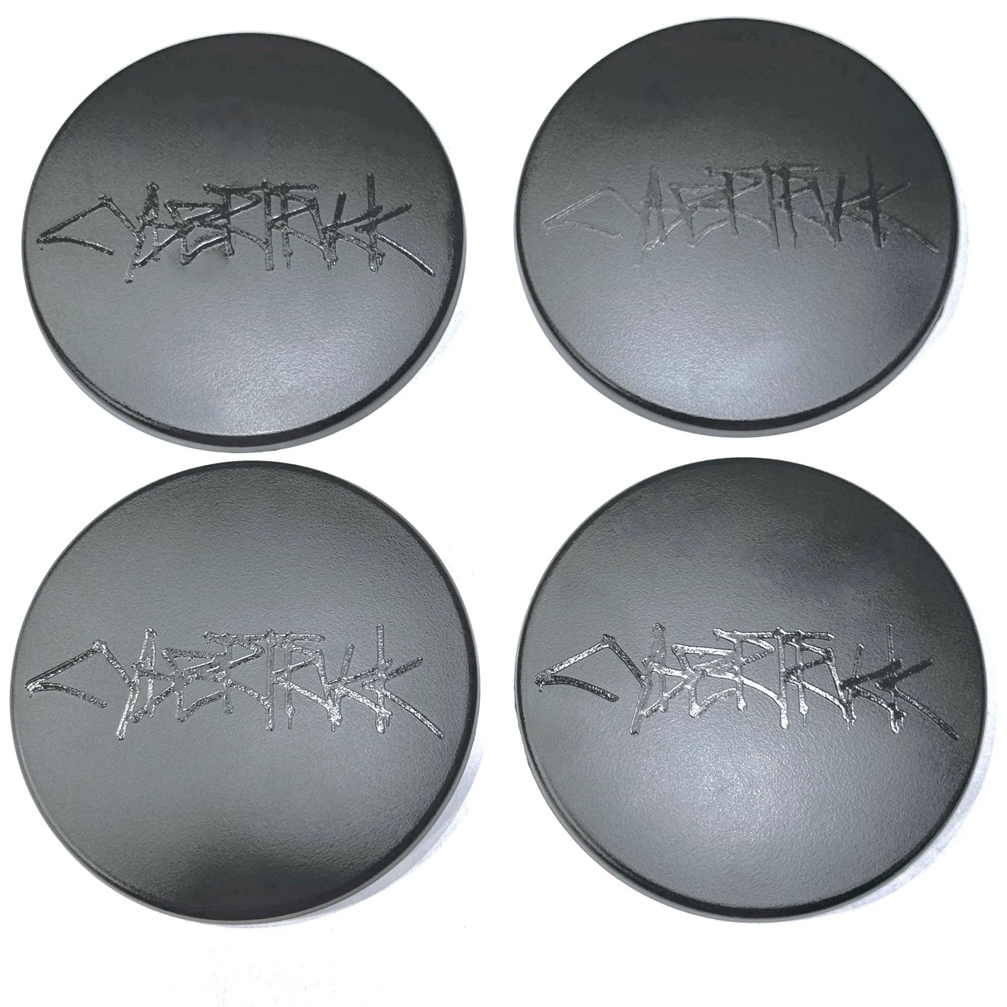 Tesla Cybertruck Center Cap Covers - Laser Engraved Set of 4 | RPMTesla Custom Wheel Accessories