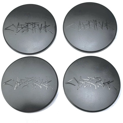 Tesla Cybertruck Center Cap Covers - Laser Engraved Set of 4 | RPMTesla Custom Wheel Accessories