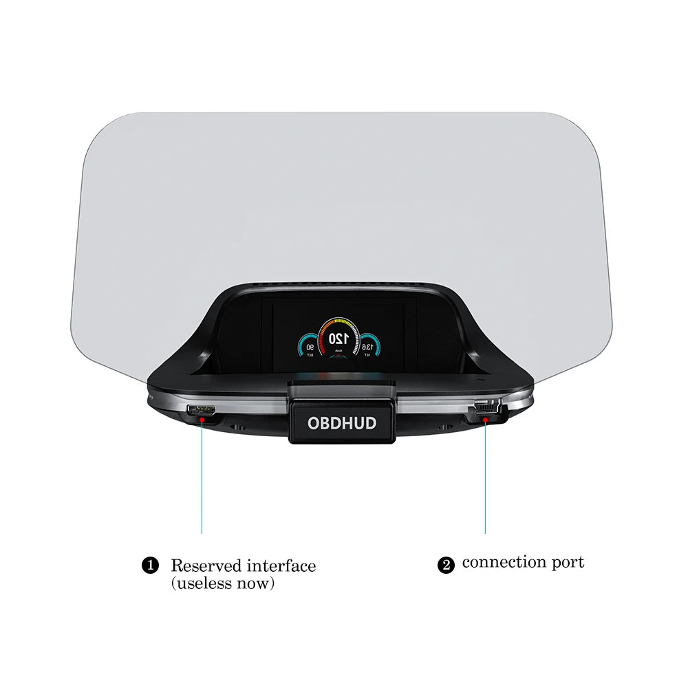 GEYIREN C3 HUD, Reserved interface for future use in automotive diagnostics and human-machine interfaces.