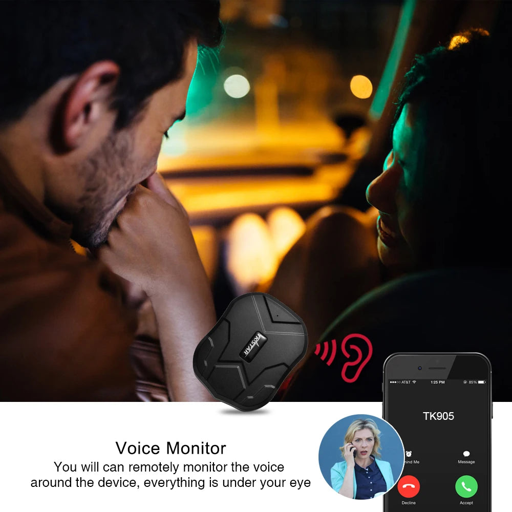 GPS, The Q-TK905 Voice Monitor lets you remotely monitor voice activity around the device, giving you full control.