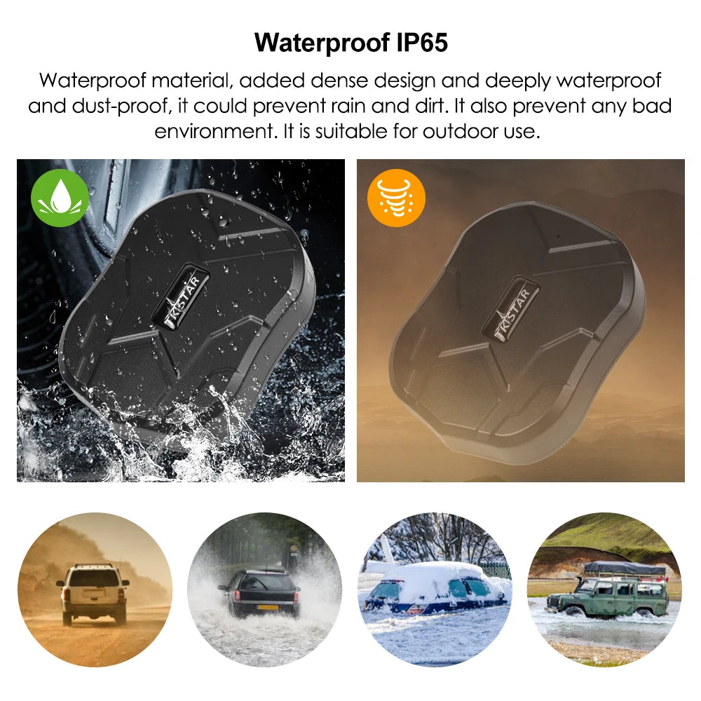 GPS, Waterproof material provides deep waterproofing and dust-proofing for outdoor use.