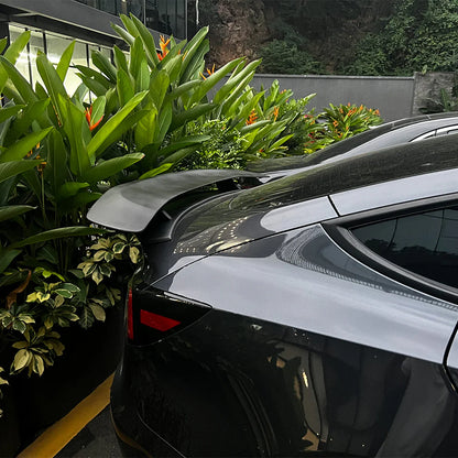 GT Style Real Carbon Fiber Rear Trunk Spoiler Wing for 2017–2026 Tesla Model 3 & 2024+ Model 3 Highland – Aerodynamic GT Ducktail Performance Lip with 3M Adhesive