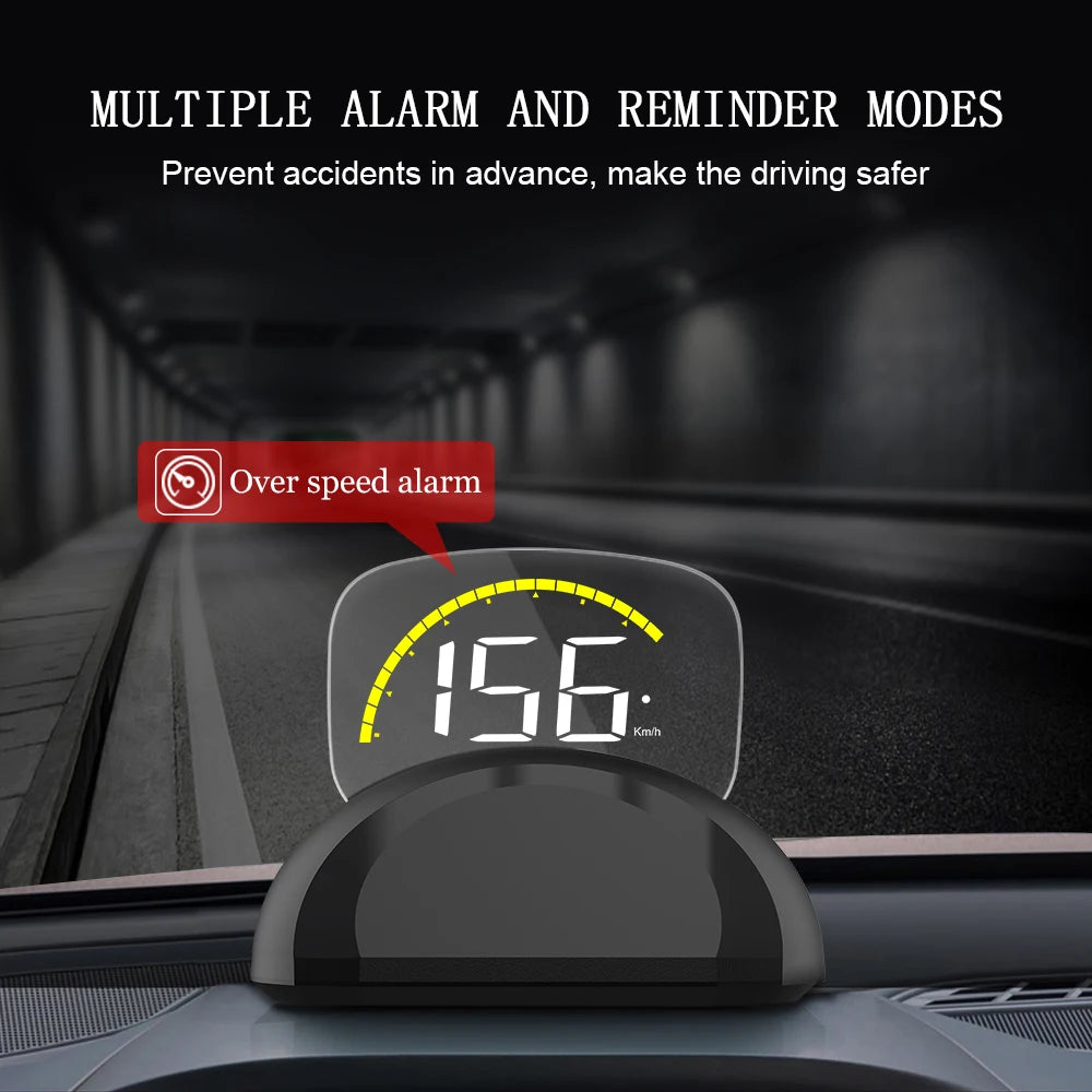 Geyiren C700S HUD, Multiple alarm and reminder modes prevent accidents in advance, ensuring safer driving.