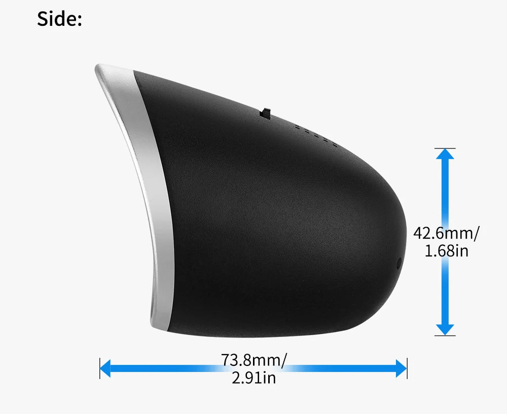 Geyiren G5 HUD, A car speedometer and alarm system that displays speed in km/h and mph on an LCD screen.