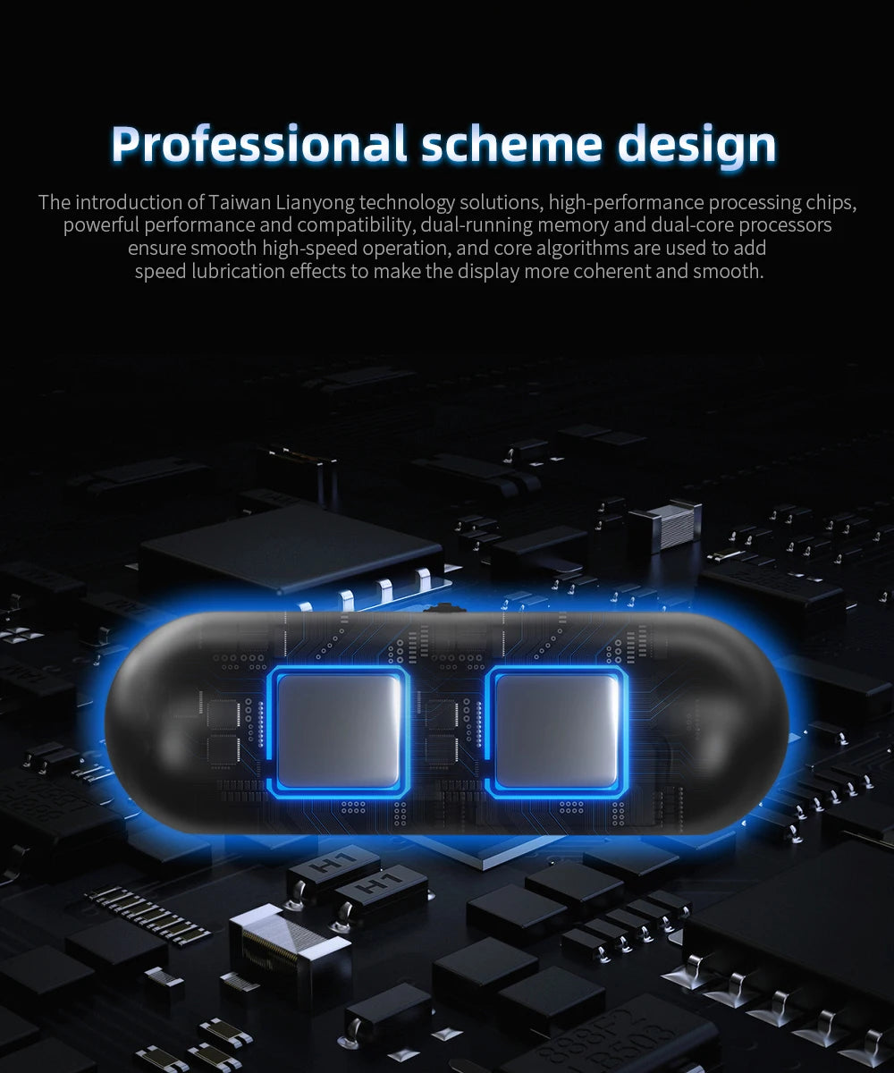 Geyiren G9 GPS HUD, Professional scheme design introduces Taiwan Lianyong technology solutions with high-performance chips, powerful performance, and compatibility.