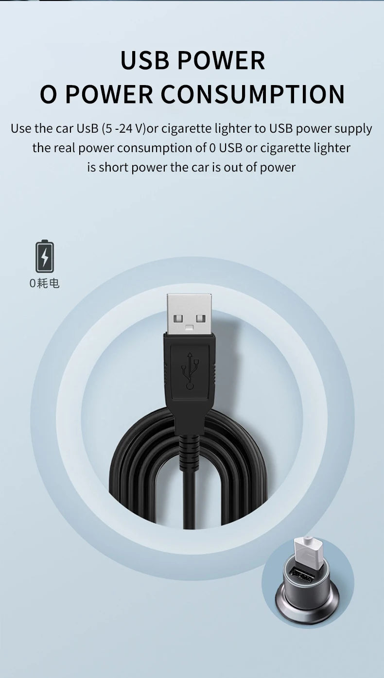 Geyiren H4 HUD, The car USB port uses minimal power and shuts off if it interrupted.