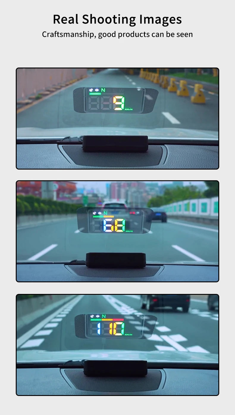 Geyiren H4 HUD, Real images show exceptional craftsmanship, highlighting high-quality products.