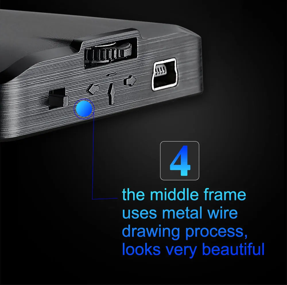 Geyiren Q5 HUD, The metal wire drawing process creates an aesthetically pleasing appearance.