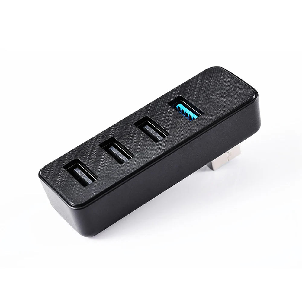 Tesla Glove Box USB Hub for 2024+ Tesla Model 3 Highland / 2026+ Tesla Model Y Juniper / Cybertruck – 4-Port USB 3.0 Expansion Hub for Dashcam, Sentry Mode, Gaming & Fast Data Transfer