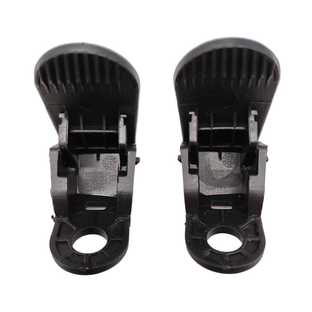 Front Trunk Storage Hook Set for Tesla Model 3, Left & Right Hood Latch Support Brackets, OE 1116002-00-C / 1116003-00-C / 1116004-00-C