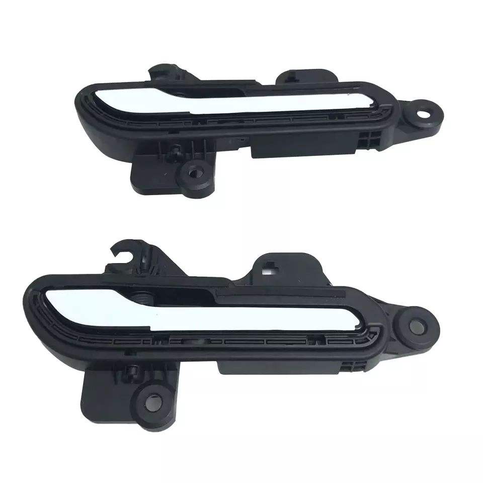 Front Door Exterior Handle Assembly for Tesla Model 3 Model Y 2021+ Left & Right Side Replacement Door Handle Set OE 1528114-00-C 1528115-00-C ABS Polished Finish Car Body Exterior Accessory