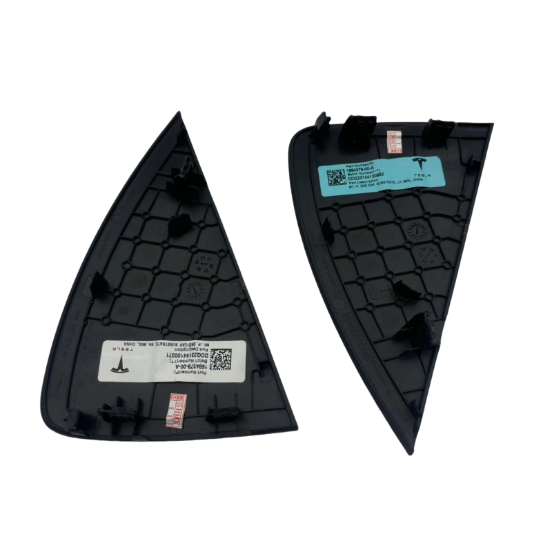 Dashboard Left & Right Side End Cap Cover Trim for Tesla Model 3 & Model Y (2017-2023) | Instrument Panel Side Trim Cap | Replace OE 1083361-00-D, 1083362-00-D, 1648345-00-A, 1648346-00-A, 1684378-00-A, 1684379-00-A
