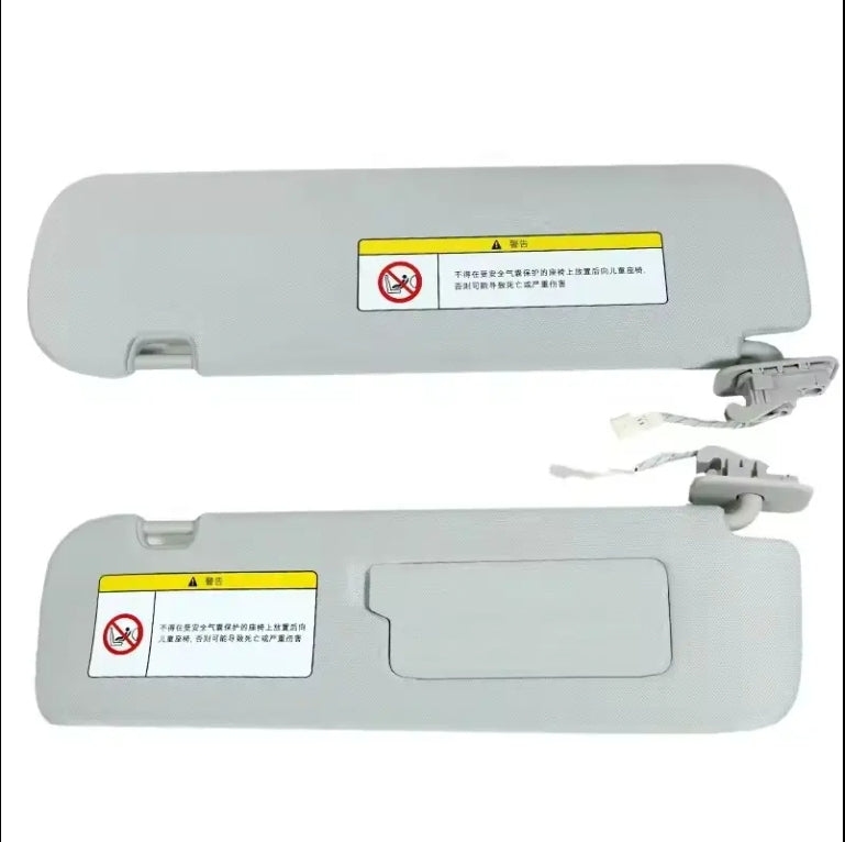 OEM 1490406-31 Front Sun Visor with Vanity Mirror for Tesla Model Y 2019-Present Interior Sun Shield Replacement