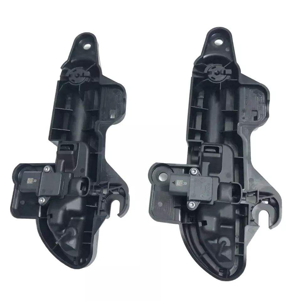 Front Door Exterior Handle Assembly for Tesla Model 3 Model Y 2021+ Left & Right Side Replacement Door Handle Set OE 1528114-00-C 1528115-00-C ABS Polished Finish Car Body Exterior Accessory
