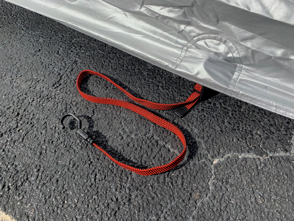Heavy-Duty Bungee Cord for Tesla Car Cover – Wind Protection Strap for Model 3, Model Y & Model S