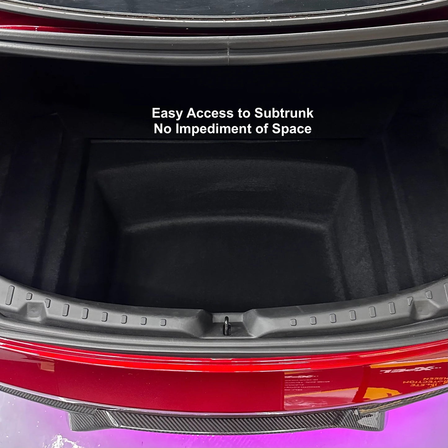 2017–2024+ Tesla Model 3 Sub-Trunk Retractable Table – Hidden Fold-Out Storage Table for Camping, Work & Outdoor Use