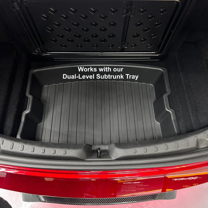 2017–2024+ Tesla Model 3 Sub-Trunk Retractable Table – Hidden Fold-Out Storage Table for Camping, Work & Outdoor Use