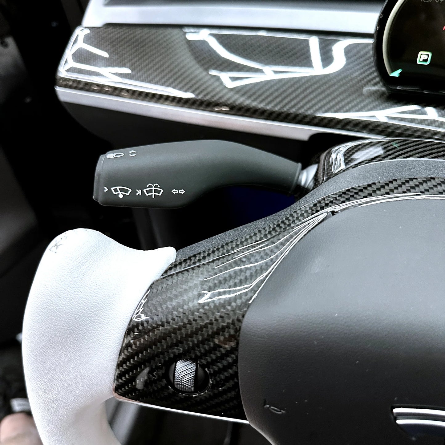 Tesla Model 3 & Model Y Silicone Turn Signal & Gear Stalk Covers (1 Pair) – Anti-Slip Protective Sleeve, Multiple Color Options | Fits 2017–2023 Model 3 & 2020–2024 Model Y