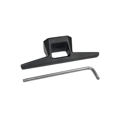 Tesla Cybertruck Rear Trunk L-Track Cleat Tie-Down Anchor – Multi-Function Die-Cast Aluminum Cargo Mount for Vault Bed