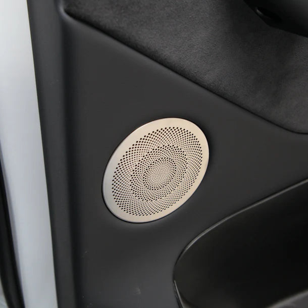 Model 3 Highland Stainless Steel Air Vent & Speaker Cover – Armrest Box Protection